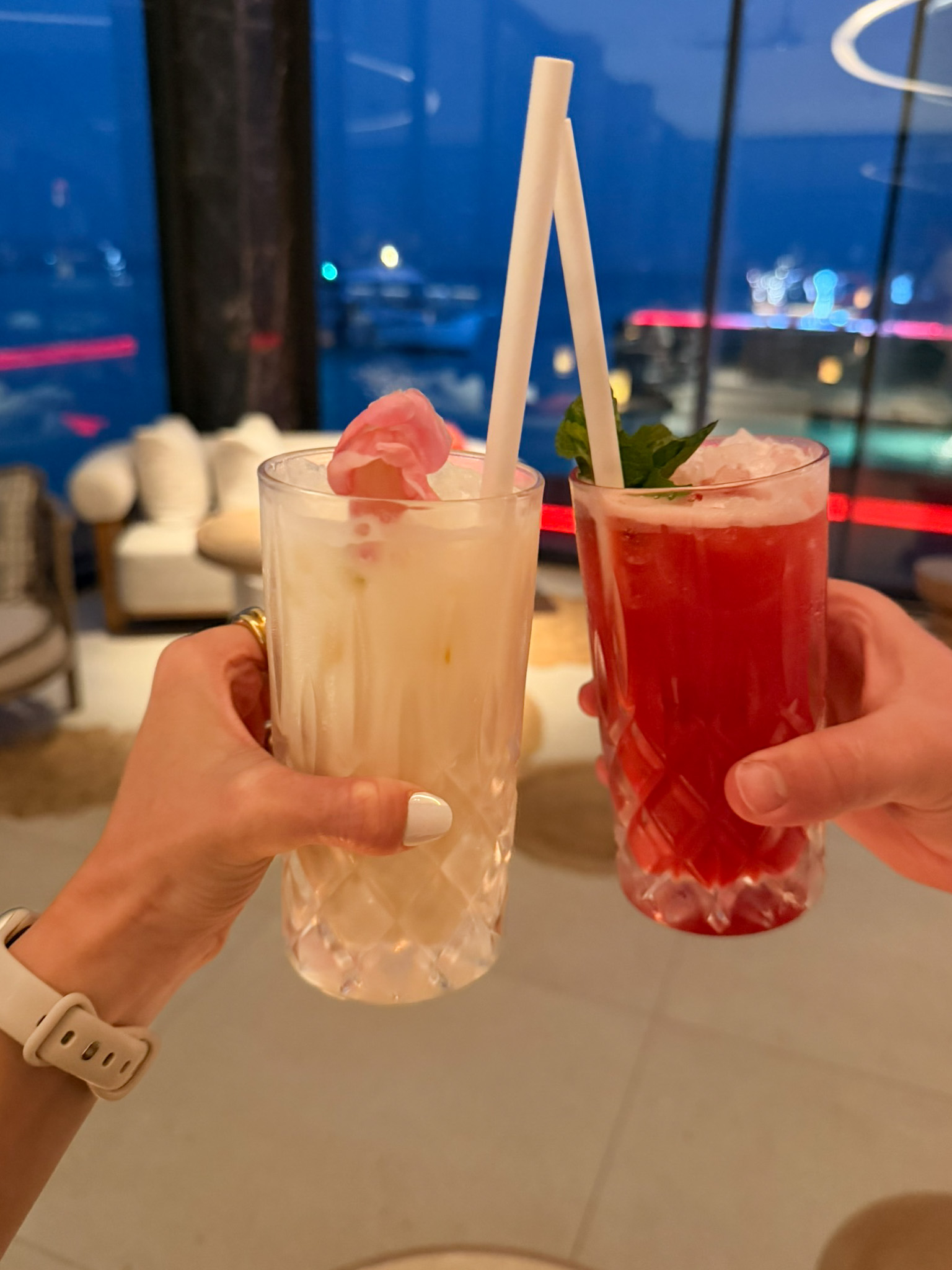 Virgin drink to order at a resort
