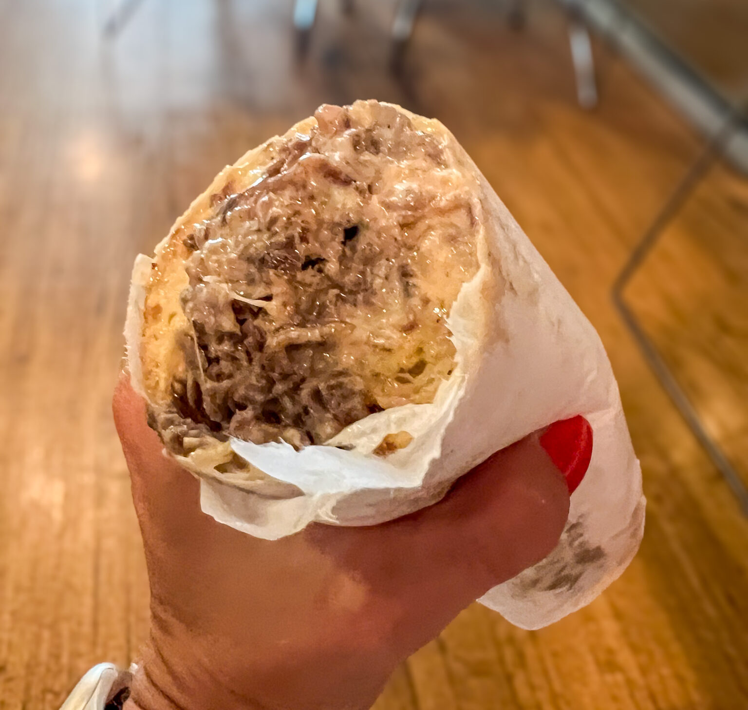 Where to eat in Columbus Ohio – Wario’s Beef & Pork sandwich