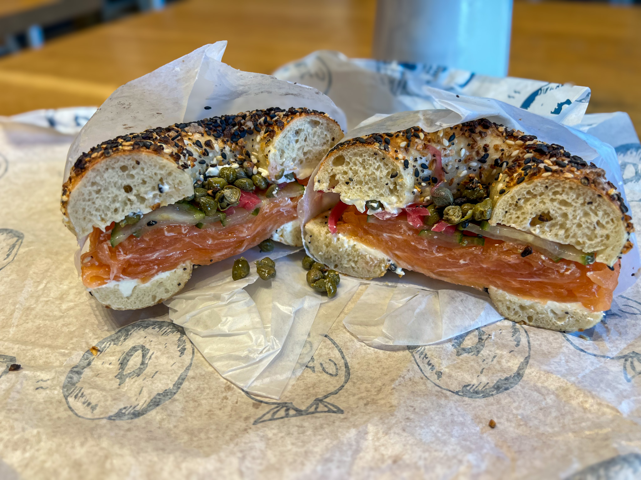 Where to eat in Columbus Ohio – Lox Bagel Shop Smoked Salmon