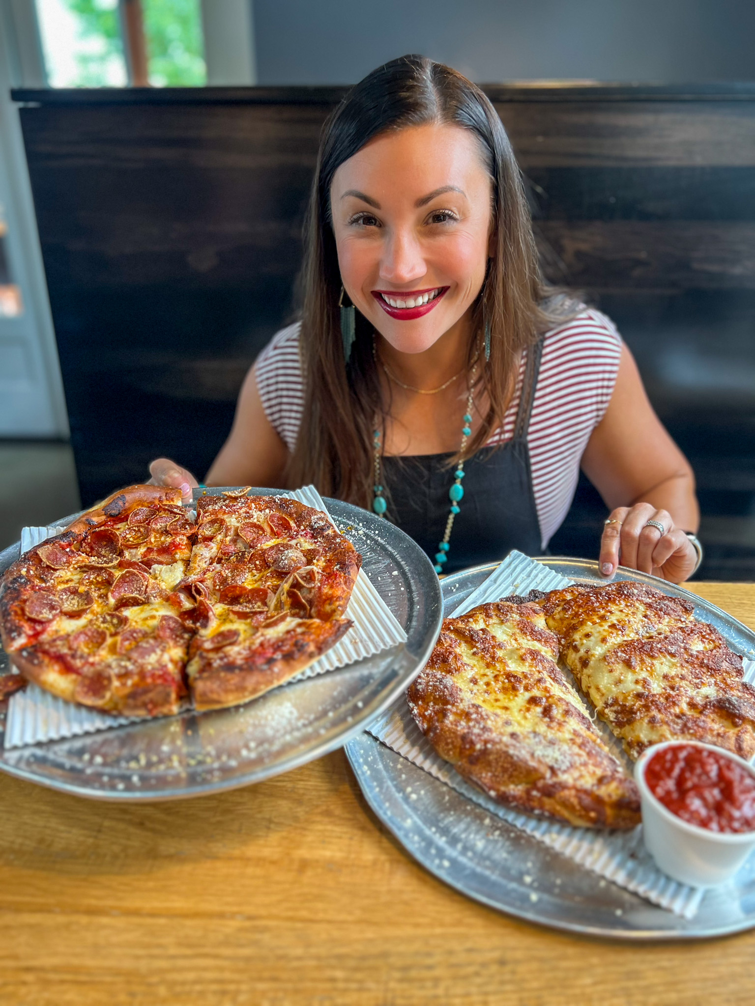 weekend in Sugarcreek Ohio dining at Park Street Pizza