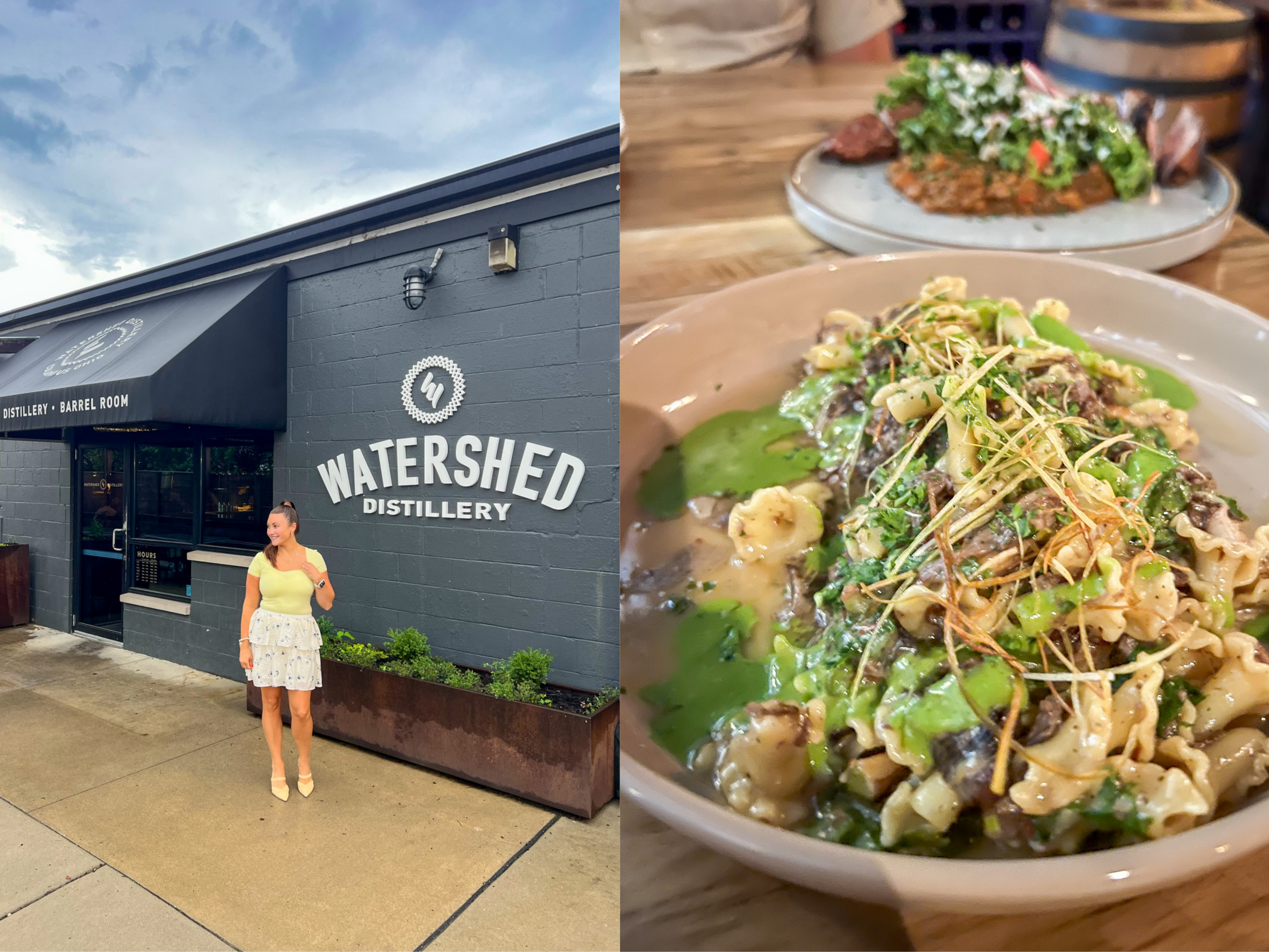 Where to eat in Columbus Ohio – Watershed Distillery 