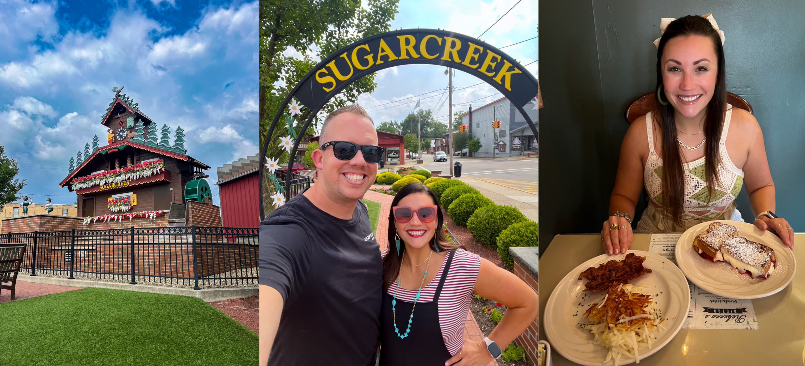 weekend in Sugarcreek Ohio cuckoo clock downtown