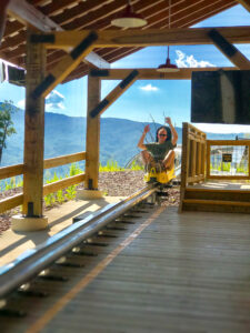 Anakeesta treetop skywalk in Gatlinburg and mountain coaster
