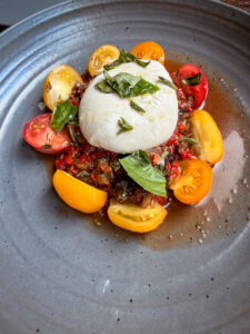 heirloom room gatlinburg dinner burrata tennessee chow chow