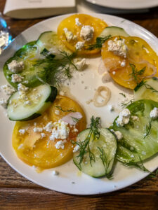Salad at The Appalachian on a weekend in Sevierville