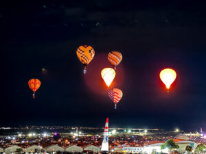 Special Shapes balloons at Albuquerque International Balloon Fiesta