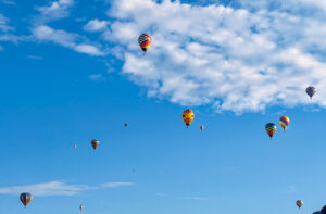 week in Albuquerque — Balloon Fiesta mass ascension at sunrise