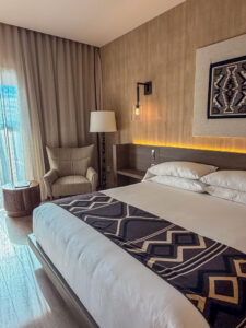 Hotel Chaco rooftop restaurant during Albuquerque Balloon Fiesta