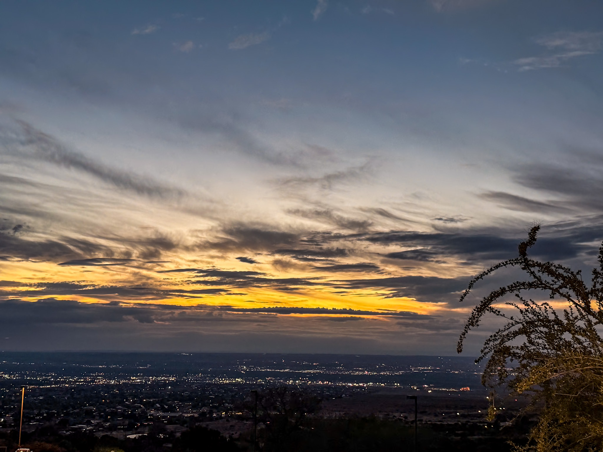 3 days in Albuquerque — Sandia Peak Tramway sunset view