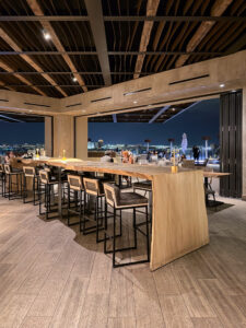 Hotel Chaco: Level 5 Rooftop Restaurant & Lounge overlook