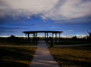 3 days in Albuquerque — West Bluff Park View at Night