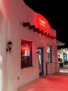 Route 66 El Vado Motel courtyard in Albuquerque