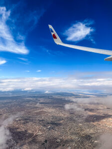 Travelers enjoying Albuquerque International Sunport