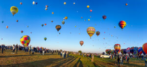 week in Albuquerque — balloon fiesta mass ascension