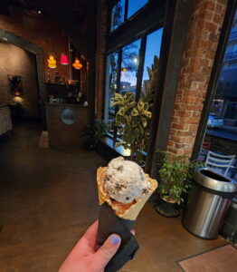 Tucson dessert guide whiskey pistachio ice cream at HUB Ice Cream