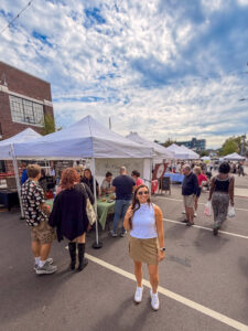 Shopping at Pepper Place Farmers Market Birmingham