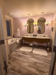 Grand Bohemian Hotel Mountain Brook bathroom – best places to stay in Birmingham