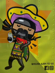 Wasabi Joe’s Food Truck serving lunch in Birmingham