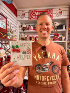 Nancy Tut’s Christmas Shop during a weekend in Bryson City and Dillsboro