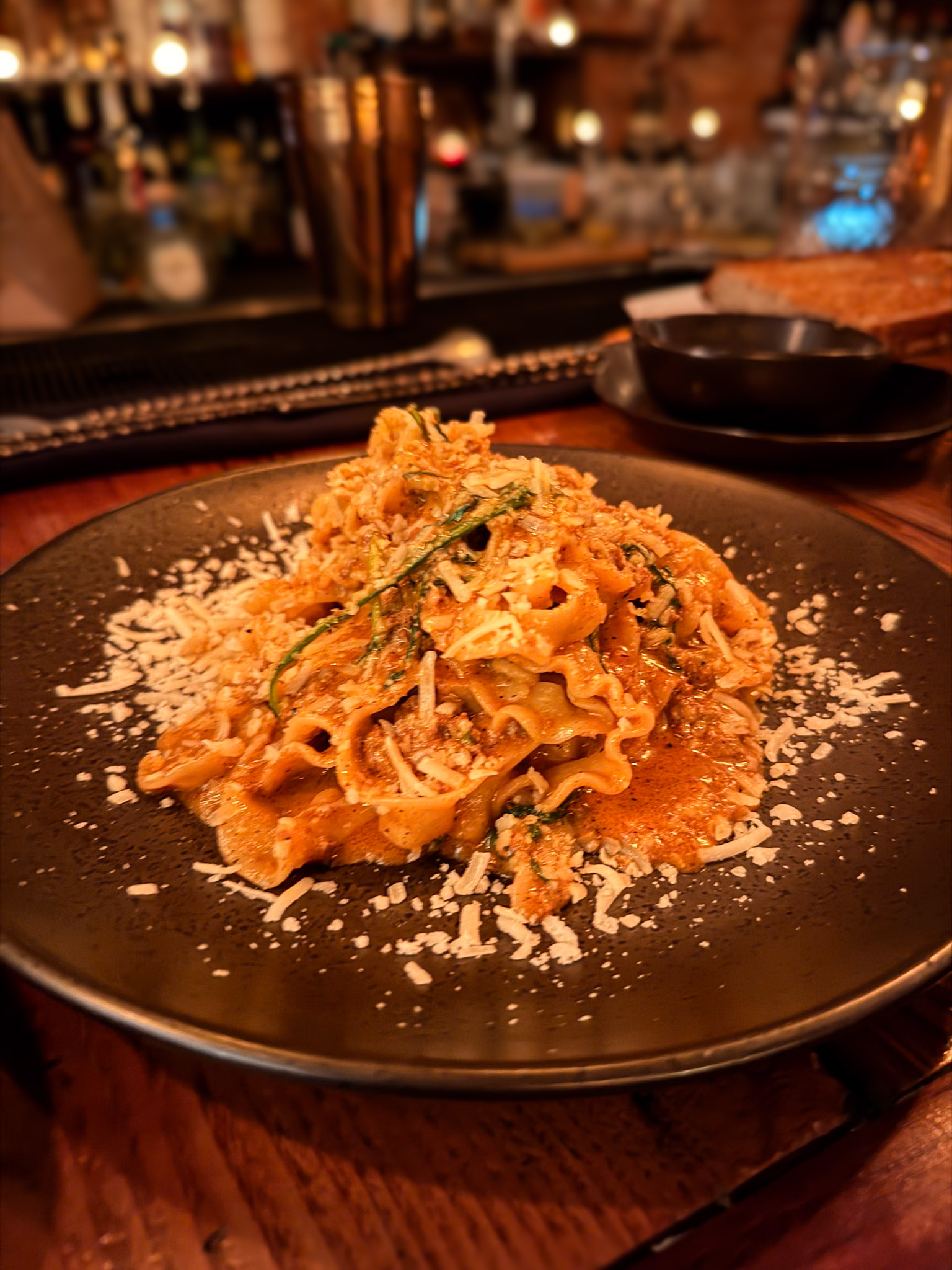 Mafaldini pasta at Ilda in Sylva NC