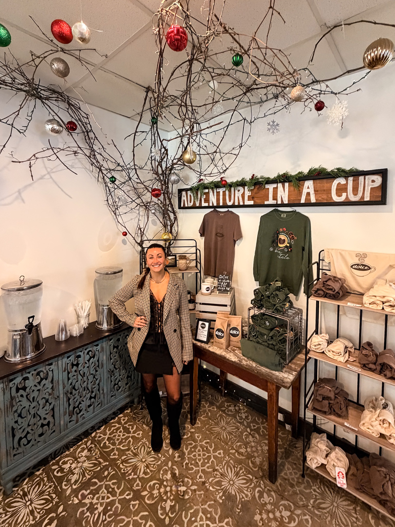 Where to eat in Bryson City NC Dolce Cafe latte