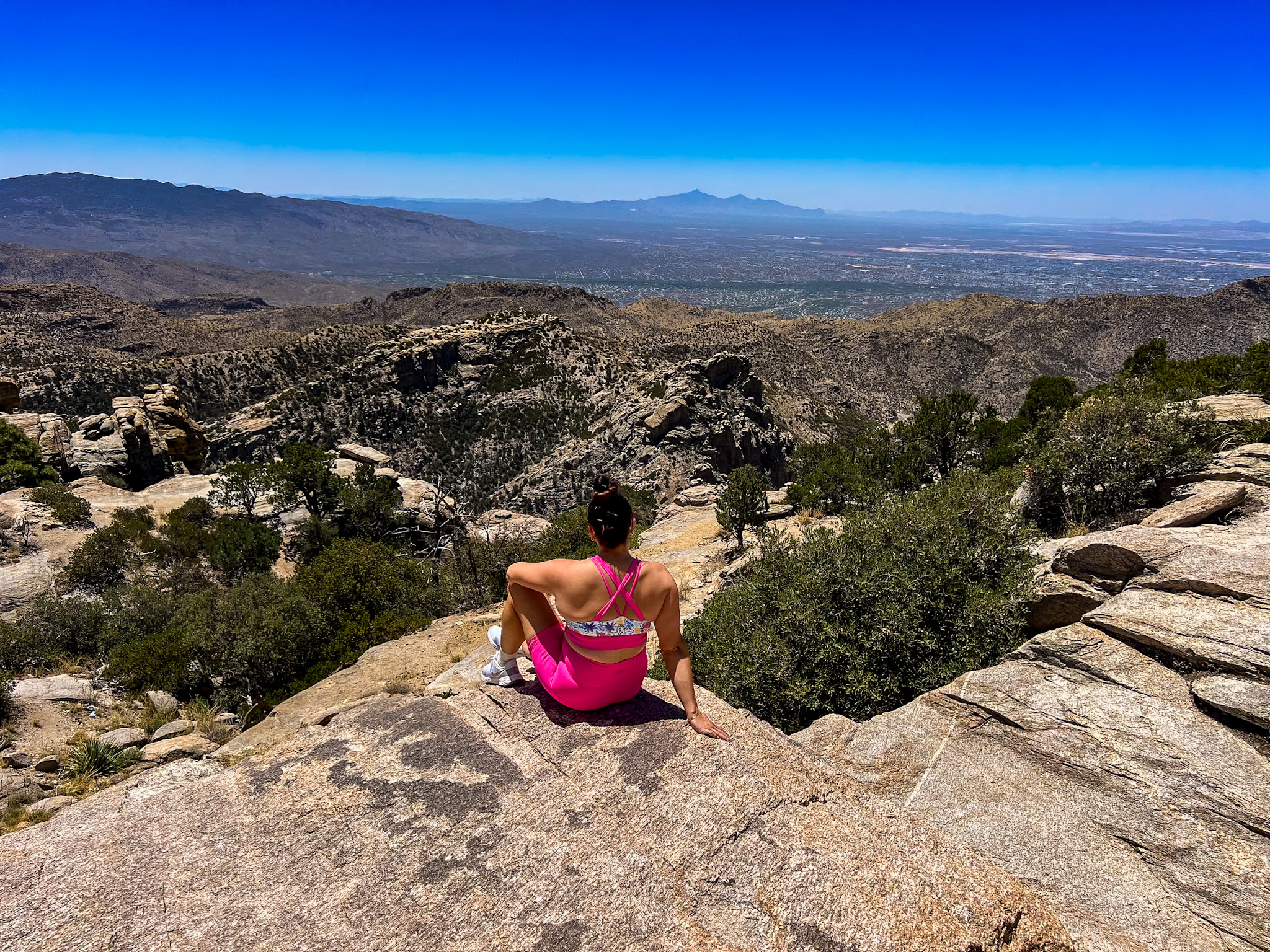 Mount Lemmon scenic overlook during a weekend in Tucson