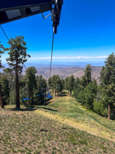 Summer ski lift on Mount Lemmon – underrated things to do in Tucson