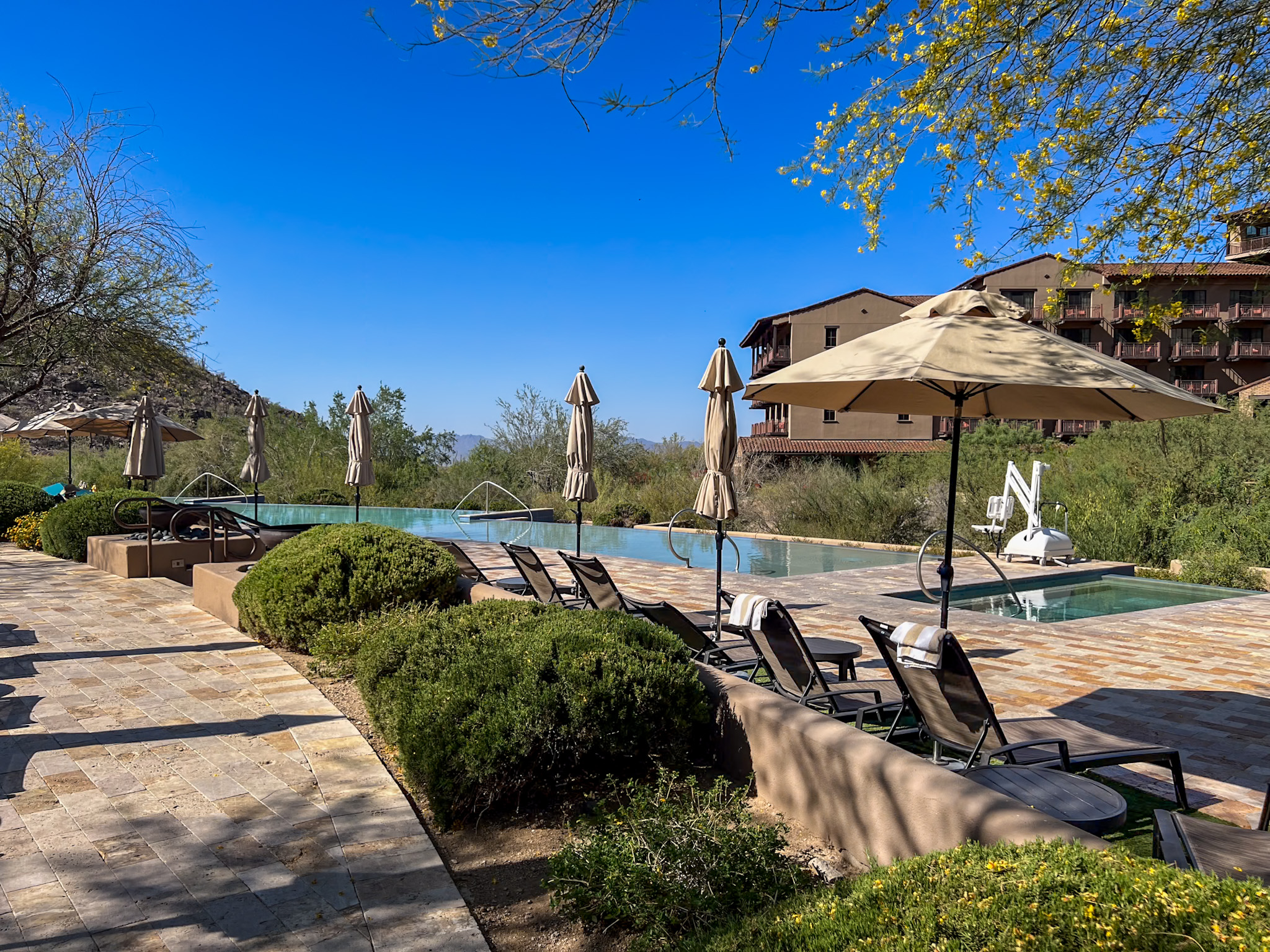 Ritz-Carlton Dove Mountain Review quiet pool mountain views