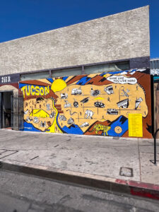 Mural Guide to Tucson Tucson Treasure Map mural on Stone Avenue