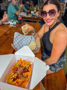Wasabi Joe’s Food Truck Nachos serving lunch in Birmingham