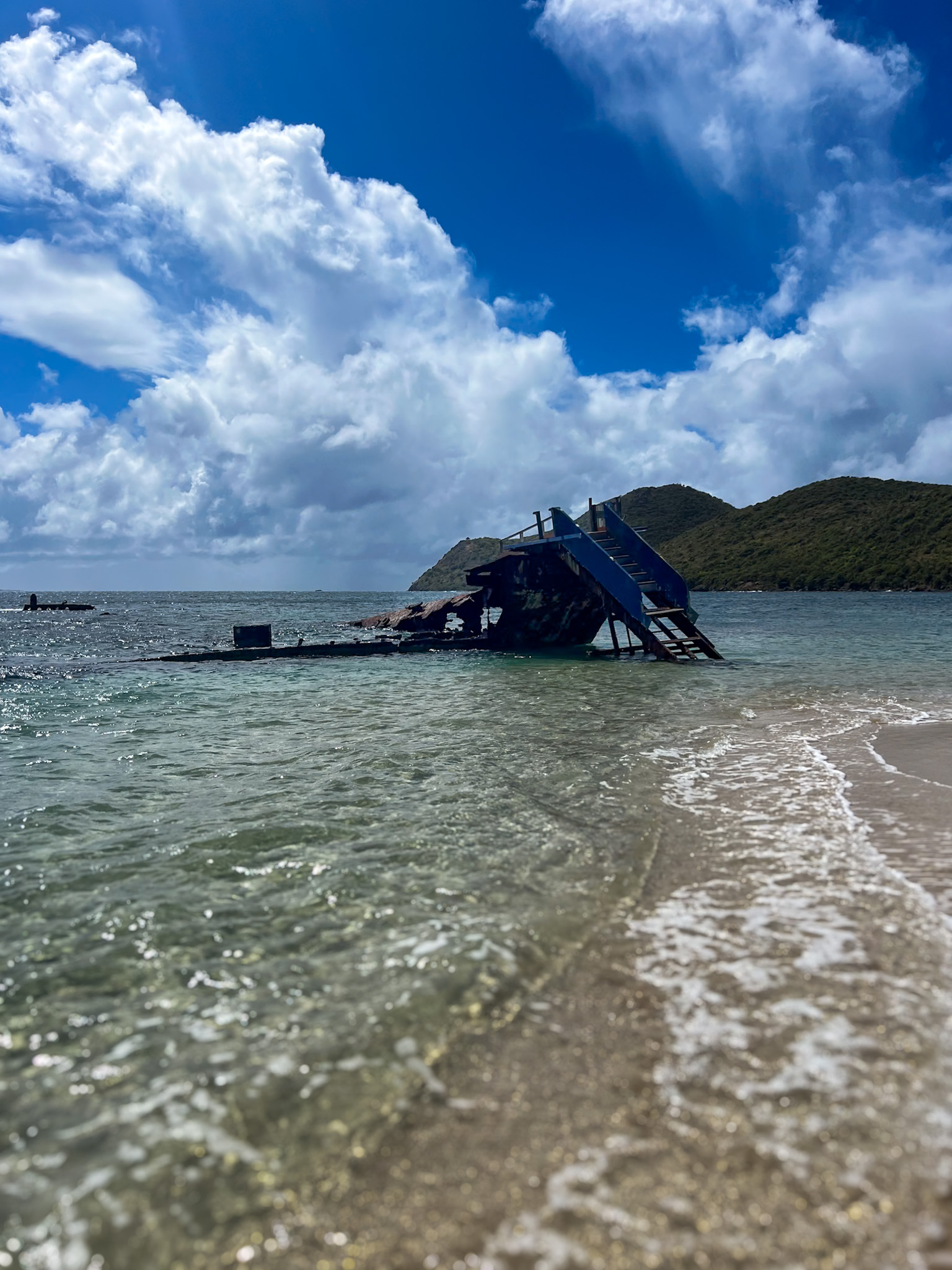 best views and photo spots in St Kitts from Majors Bay dock