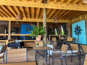 Spice Mill Restaurant overlooking Cockleshell Bay