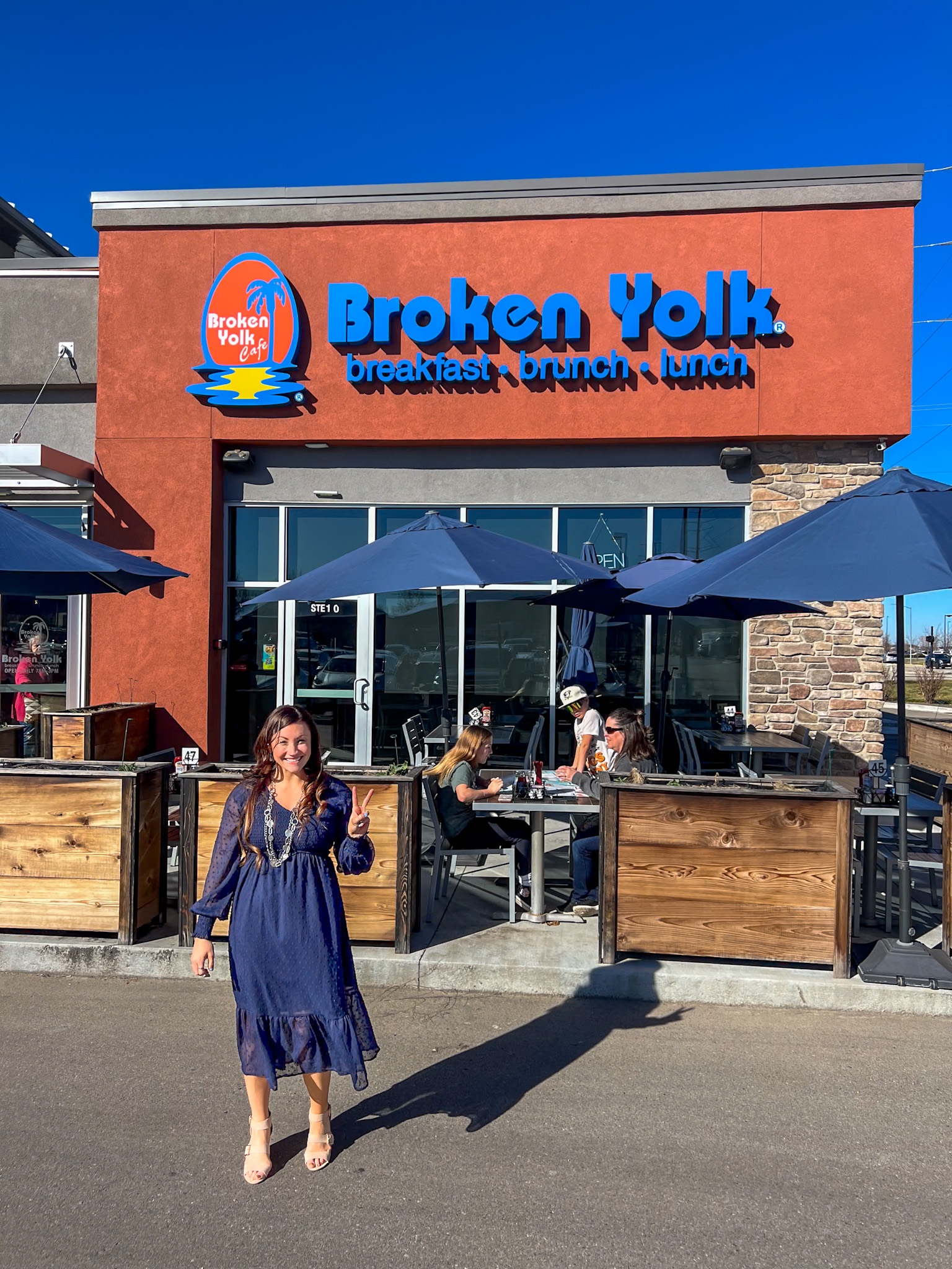 Best breakfast in Boise Broken Yolk Cafe burrito