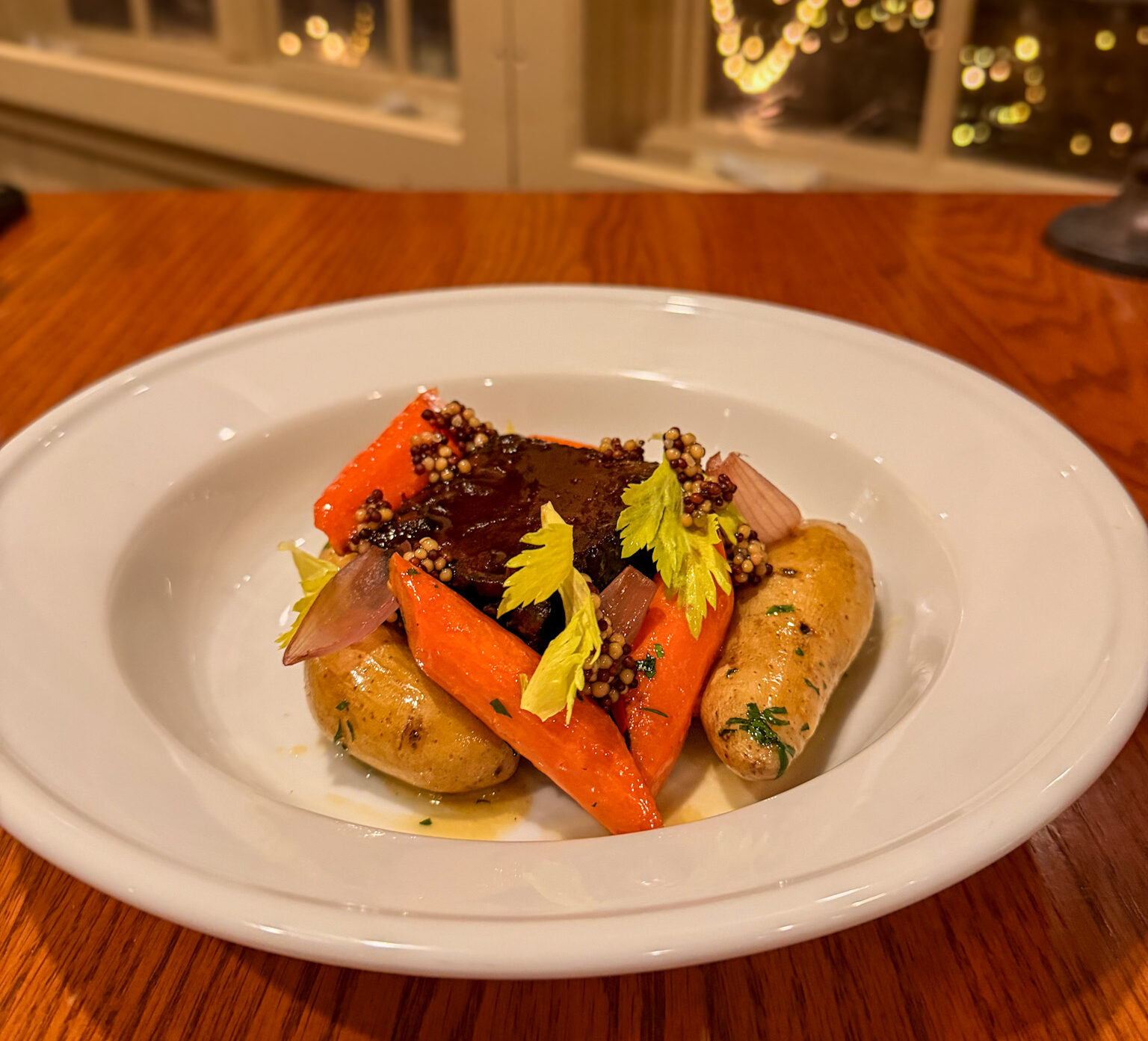 RT Lodge restaurant red wine braised short rib