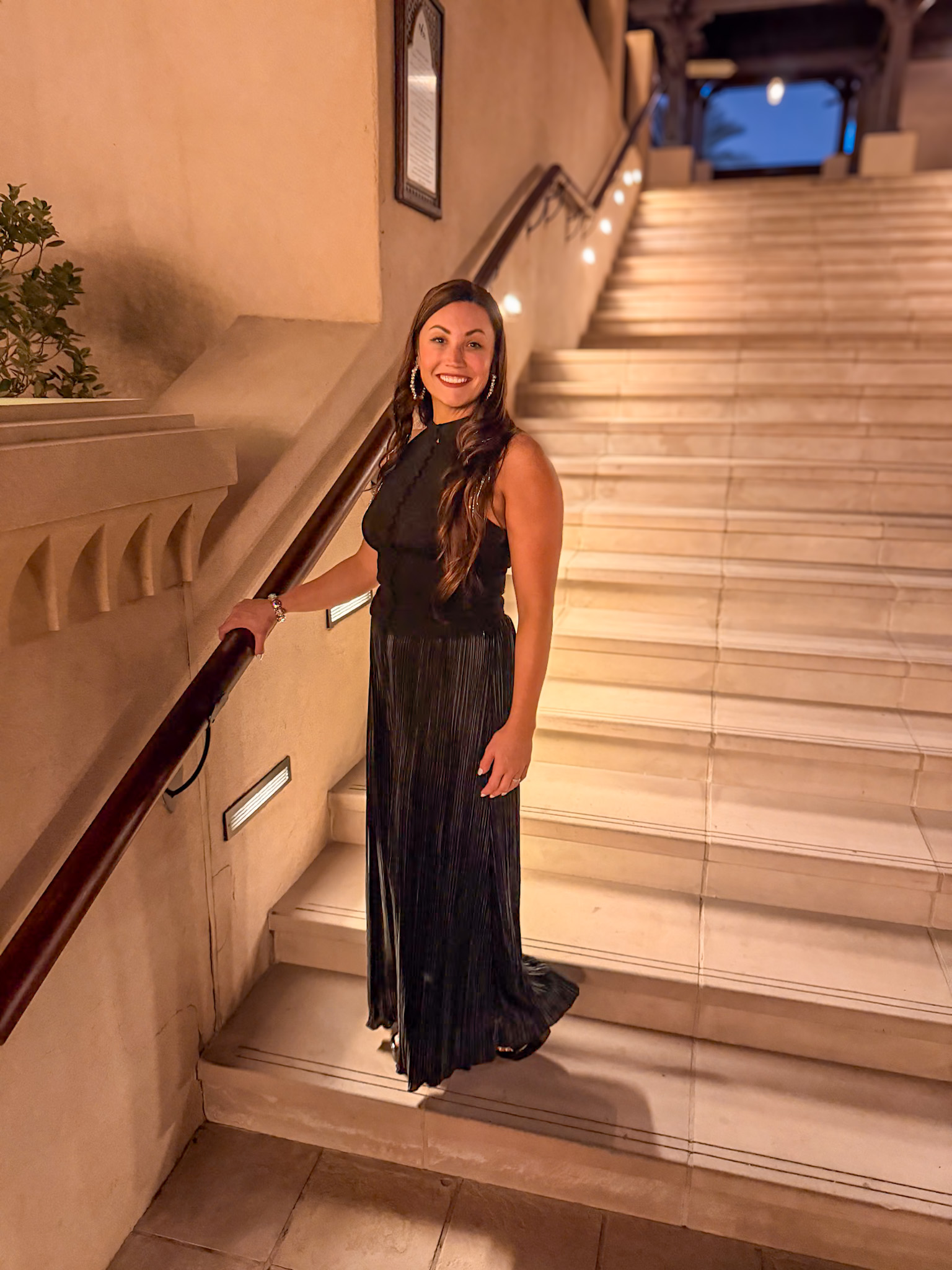 Pierchic Dubai review of elegant dinner setting