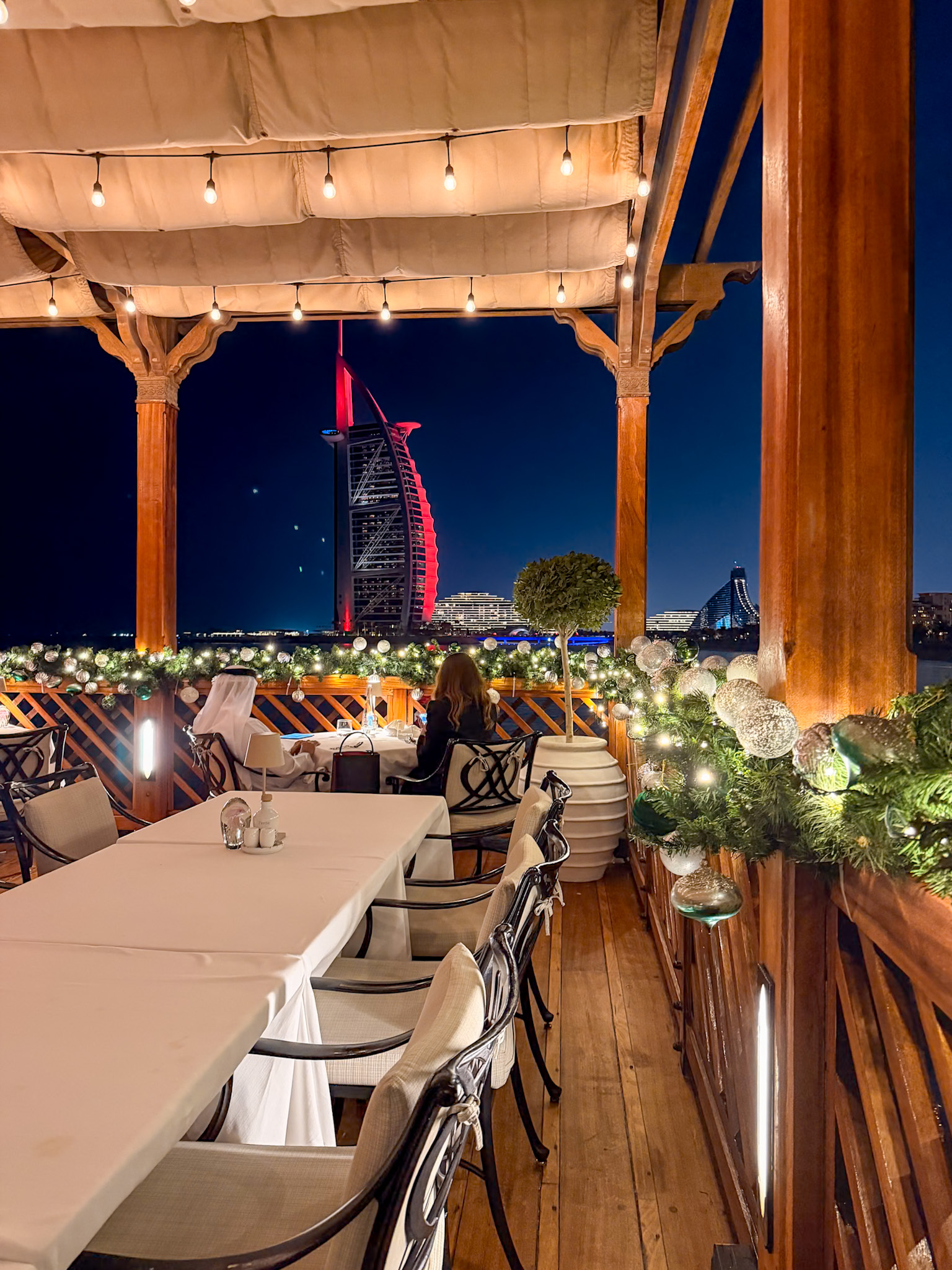 Pierchic dinner experience during one day in Dubai