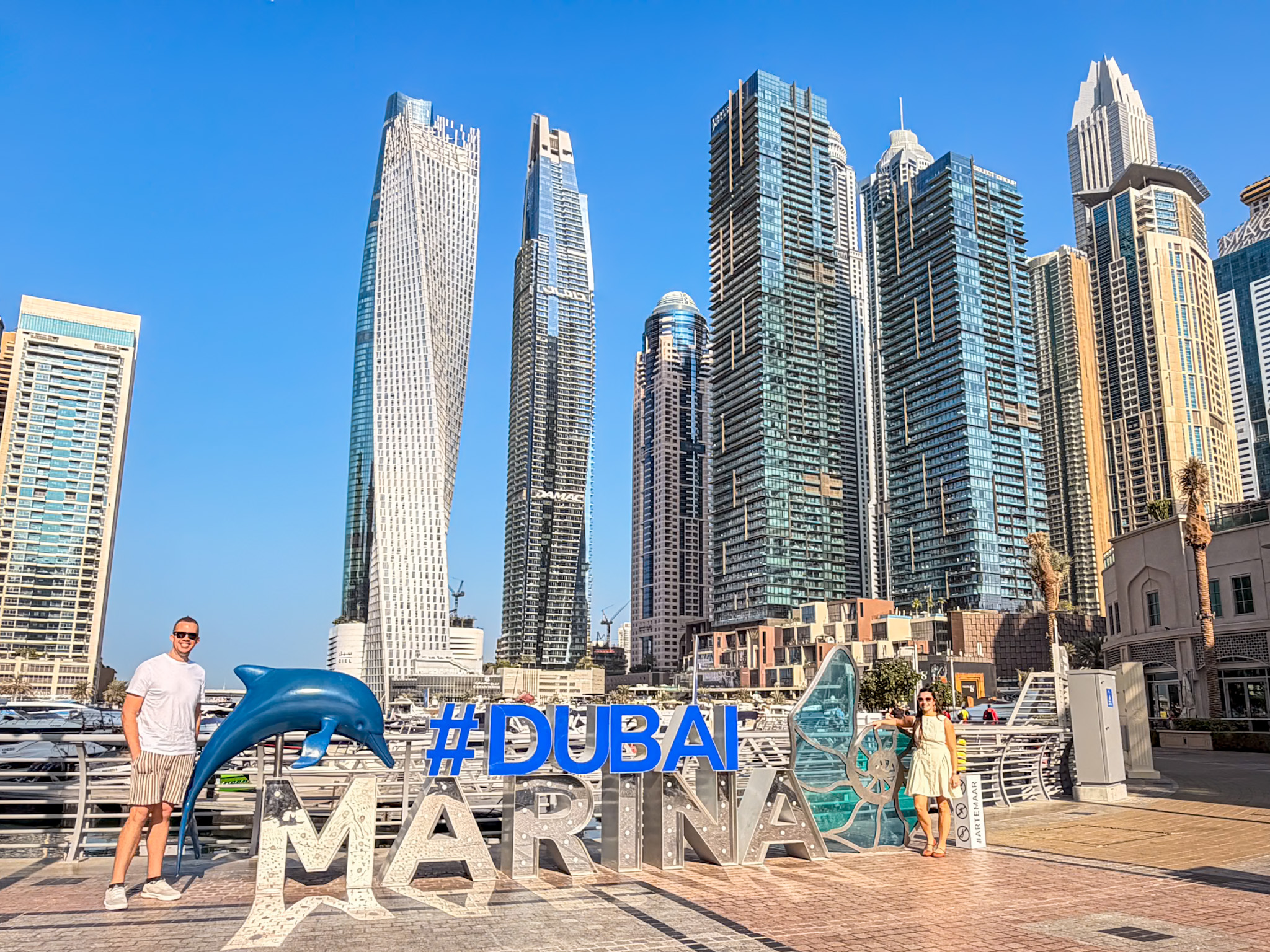 Best Instagram & Photo Spots in Dubai along Dubai Marina Walk