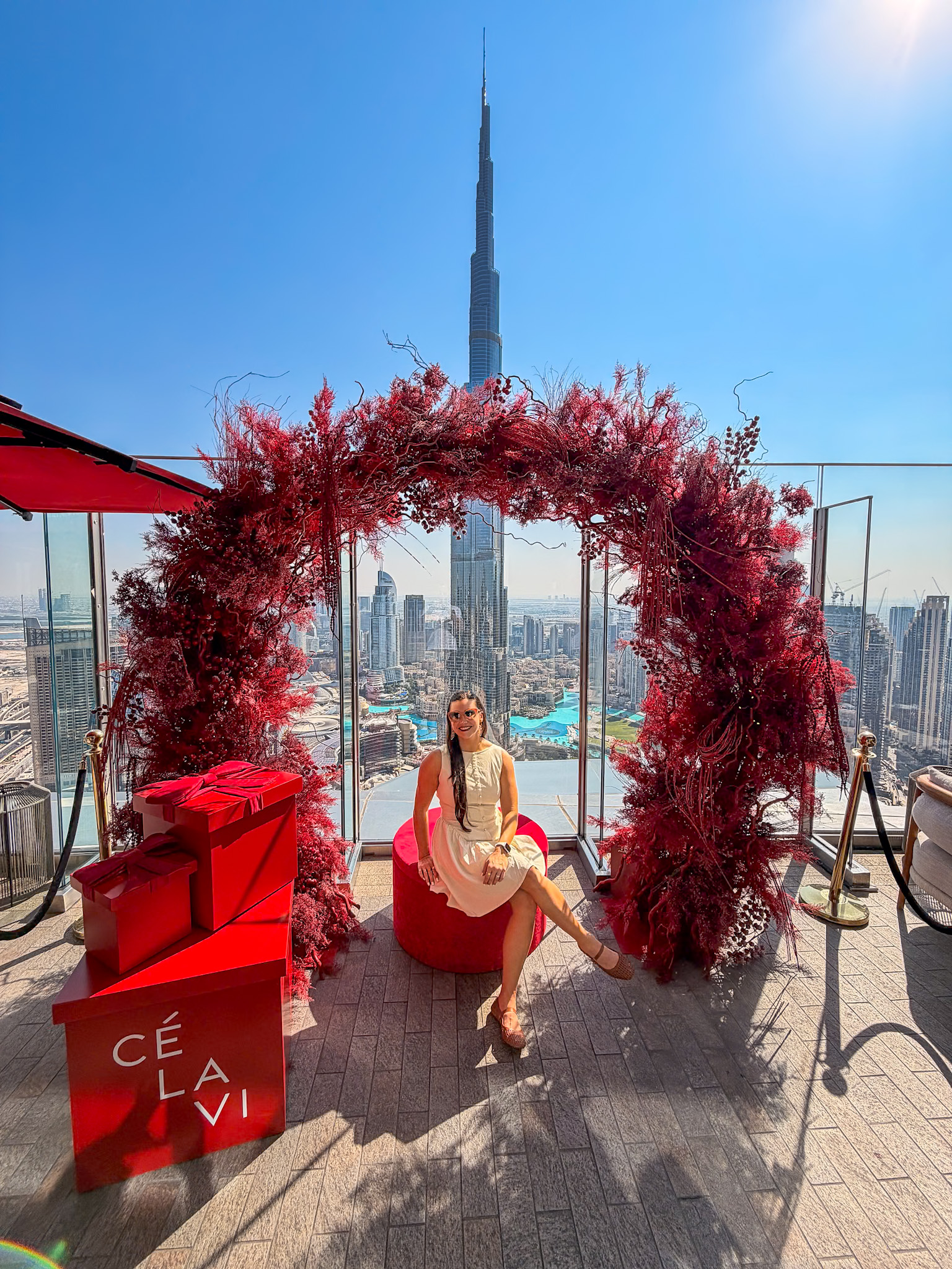 Best Instagram & Photo Spots in Dubai from Address Sky View rooftop