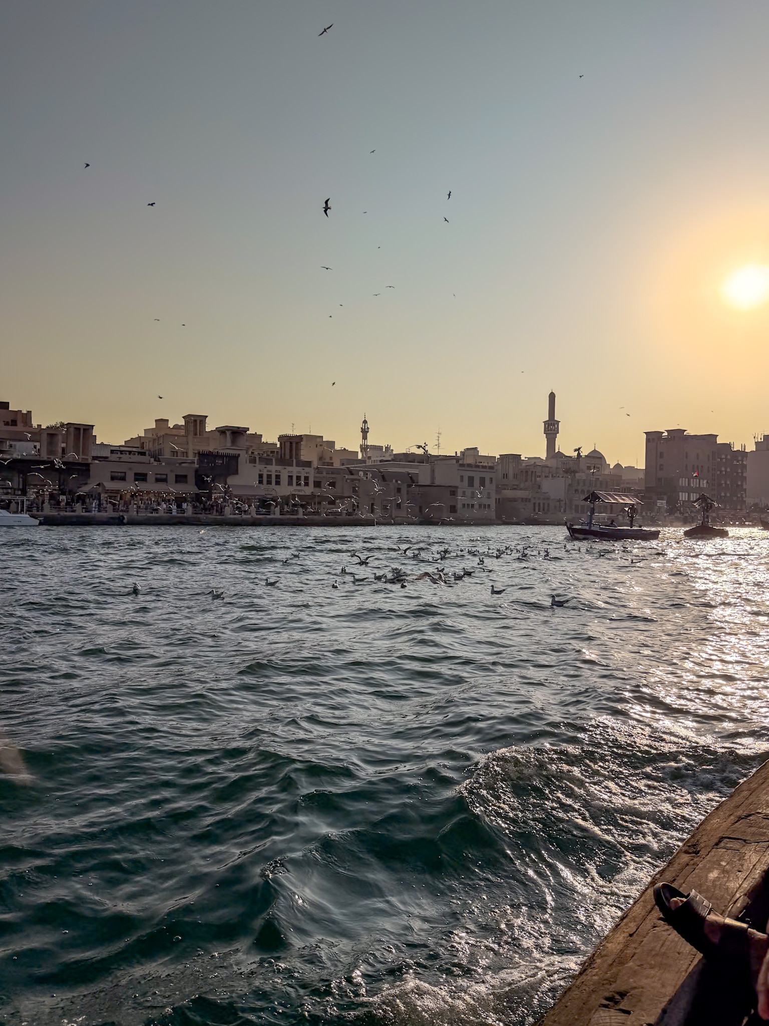 Dubai vs Abu Dhabi old Dubai abra ride