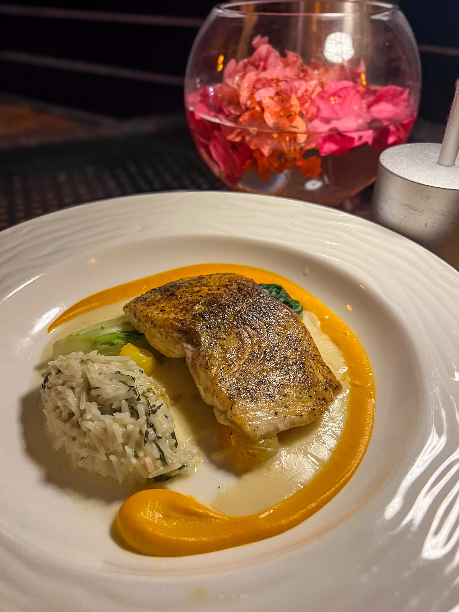 Jade Mountain St. Lucia review of sunset dining