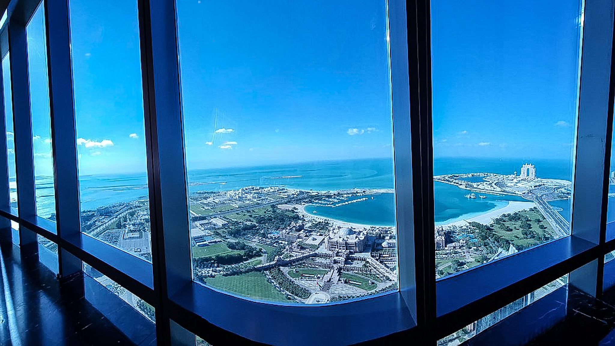 Observation Deck at 300 panoramic views of Abu Dhabi