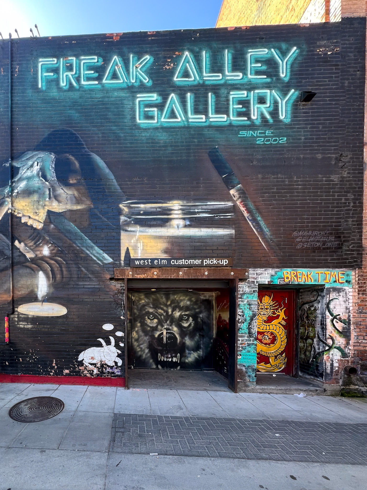 Boise in One Day Freak Alley Gallery murals