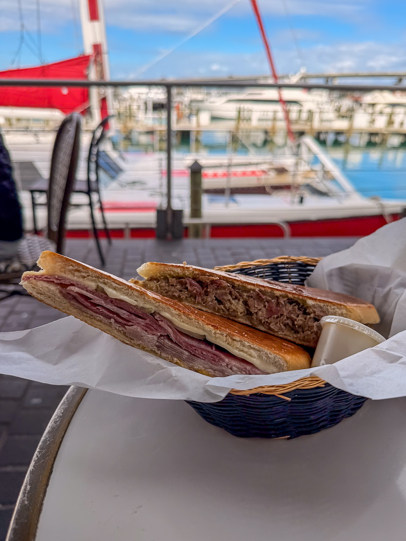 One day in Miami Cuban sandwich at Sanguich