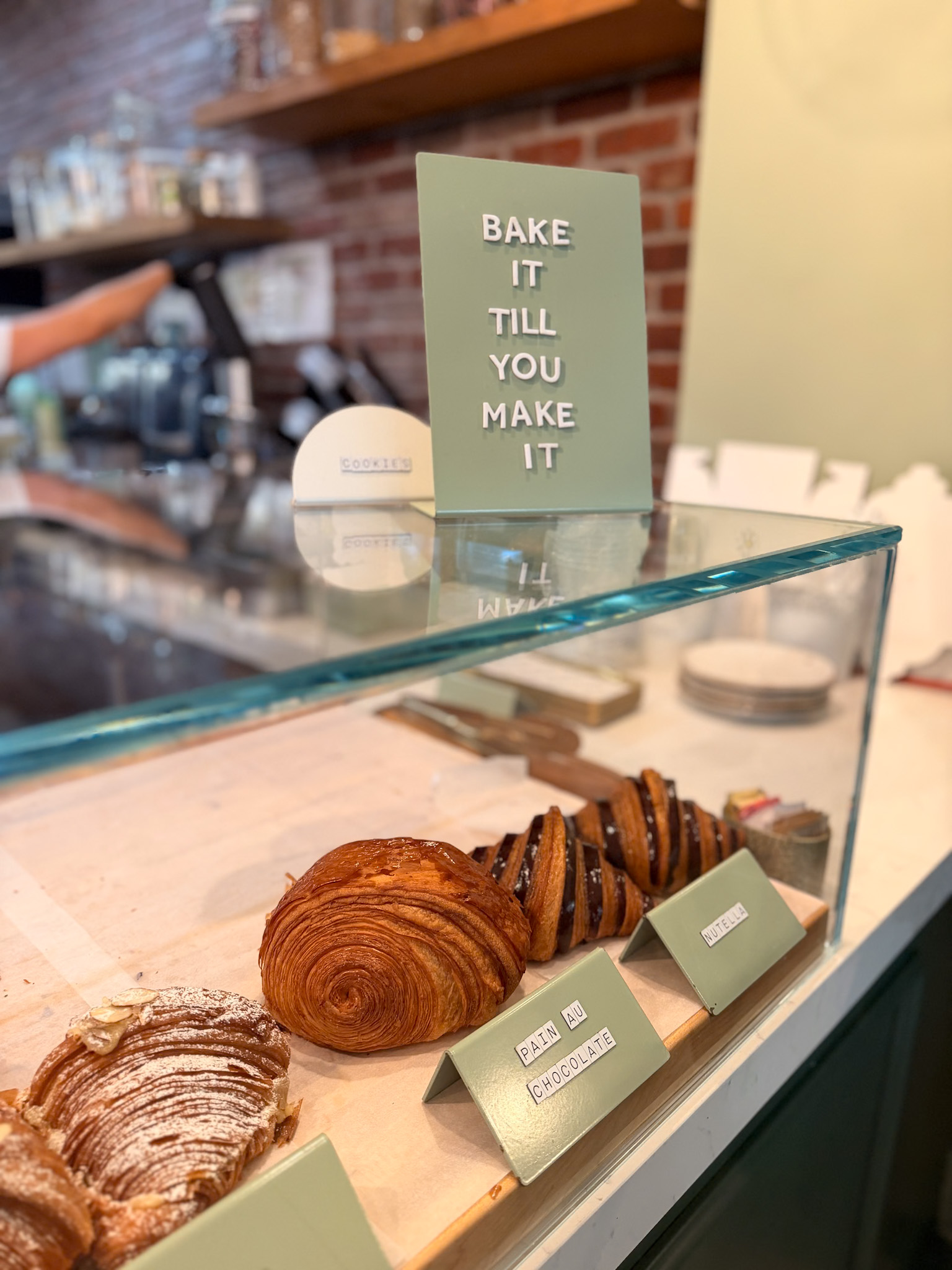 Brunch table spread at Café Bastille Downtown Miami