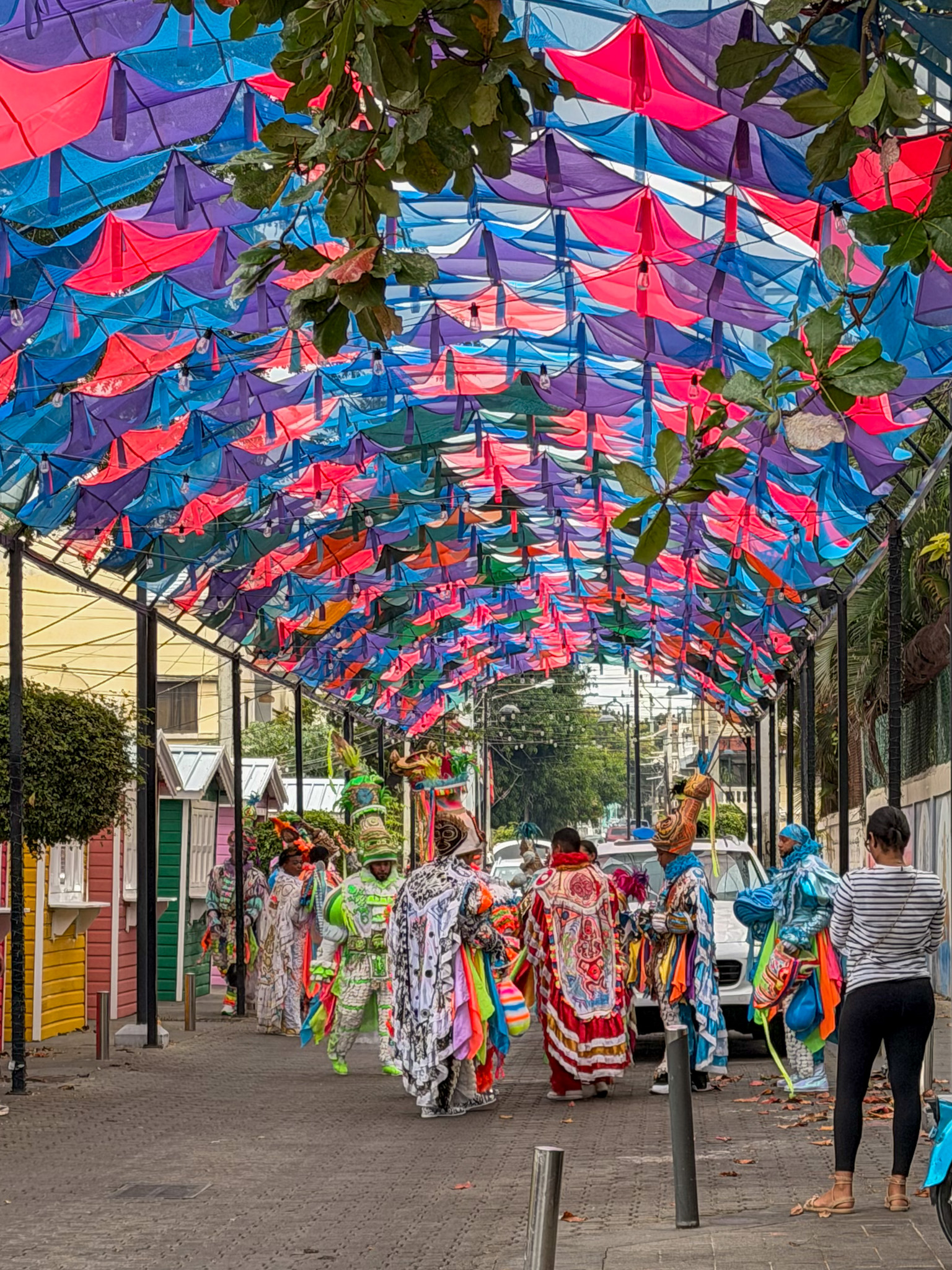 Handmade costumes at La Vega Carnival Dominican Republic
