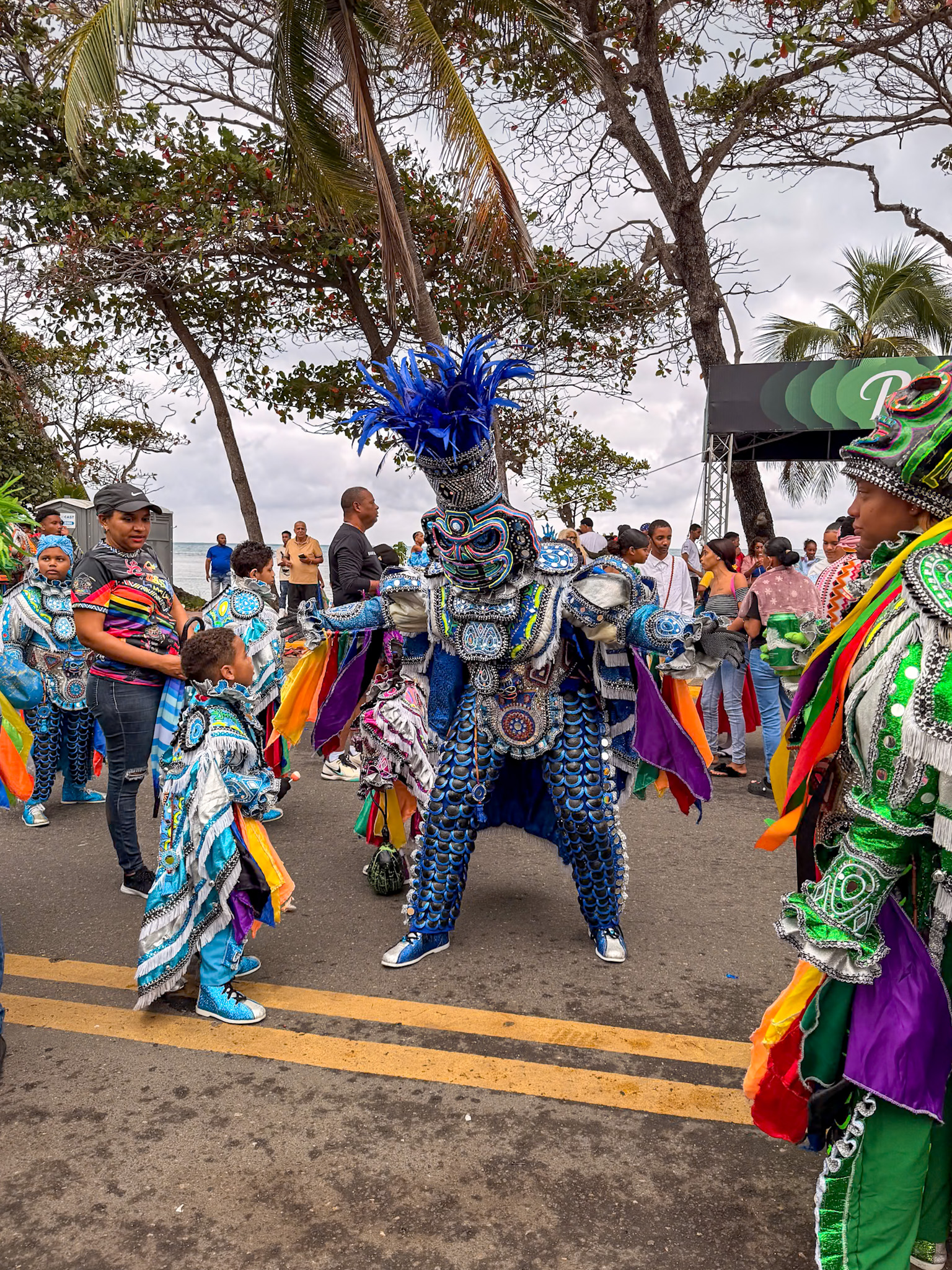 Sunday celebration at La Vega Carnival Dominican Republic