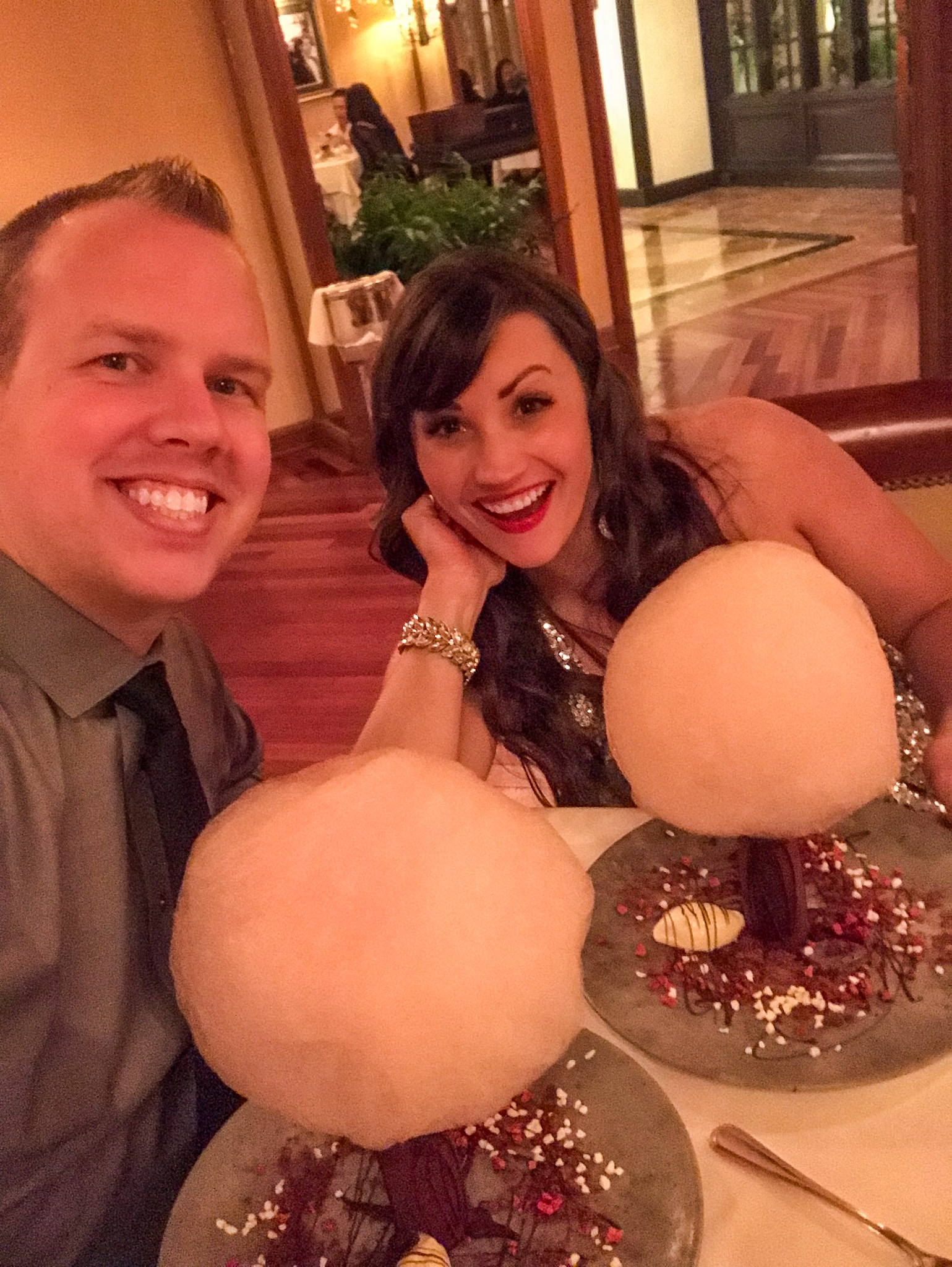 The Biltmore Miami Valentine’s Dinner plated dessert course