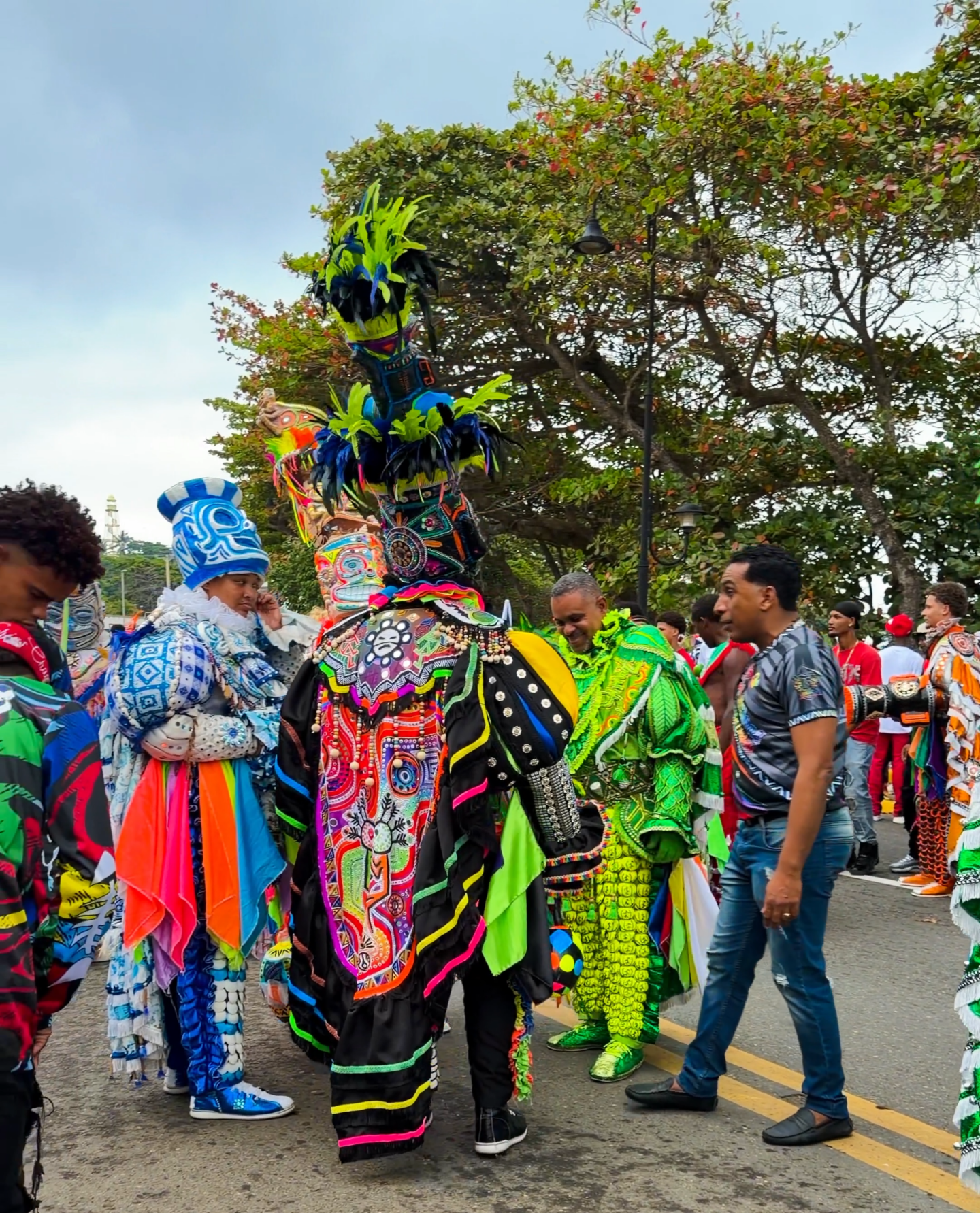 Music and dancing at La Vega Carnival Dominican Republic