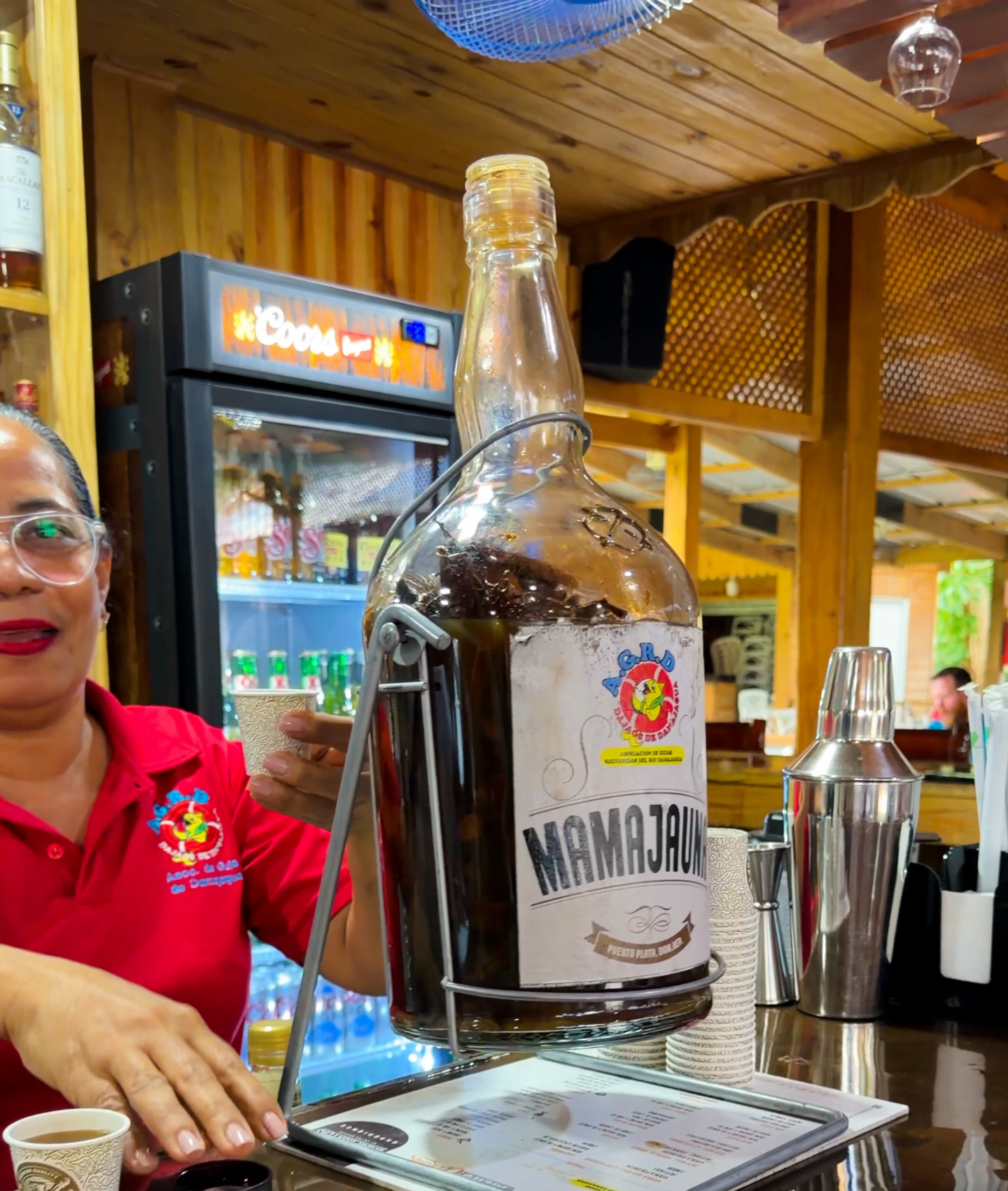 Dominican mamajuana after Waterfalls of Damajagua in Puerto Plata tour