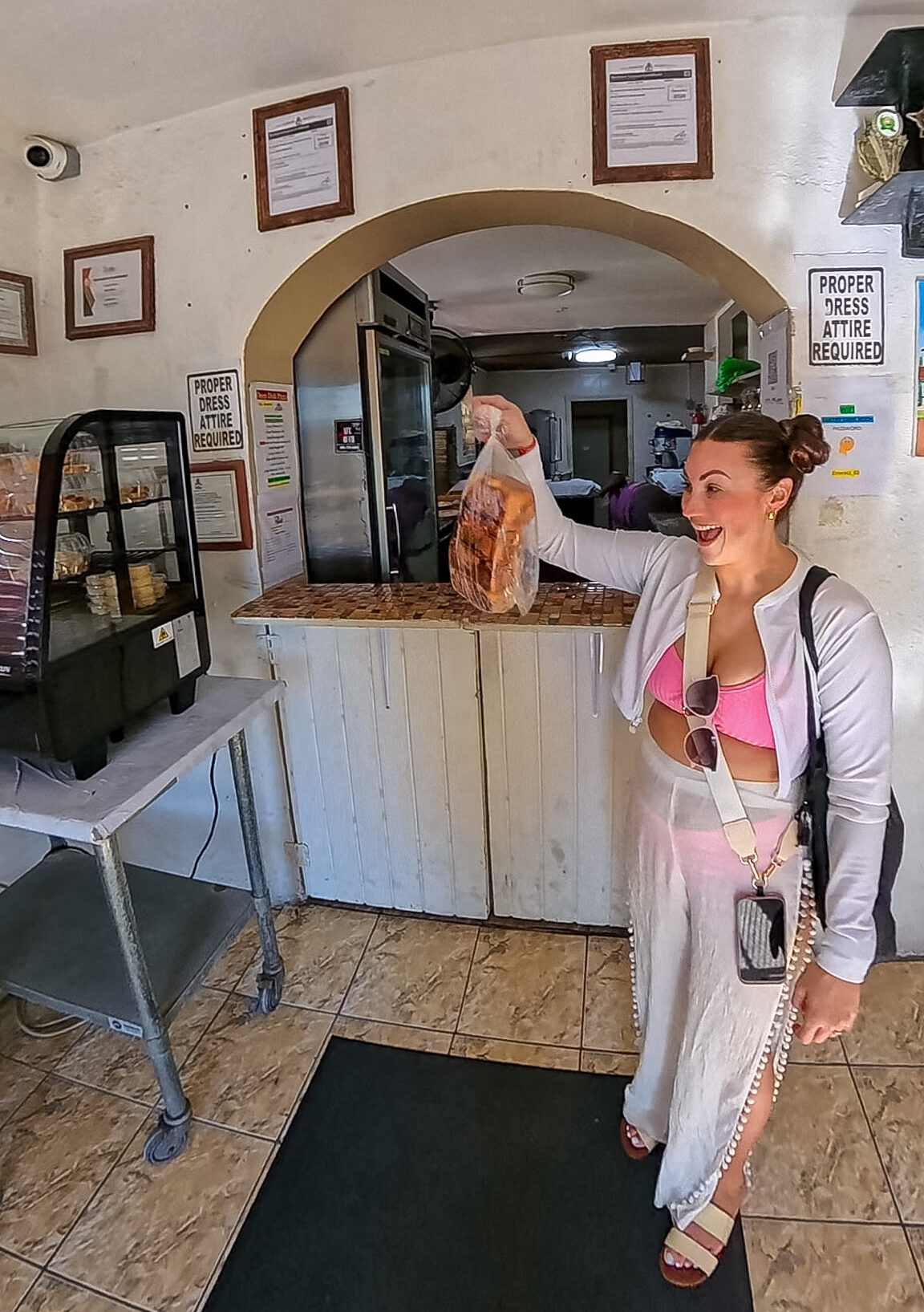 one day in Bimini Nate’s Bakery Bimini bread